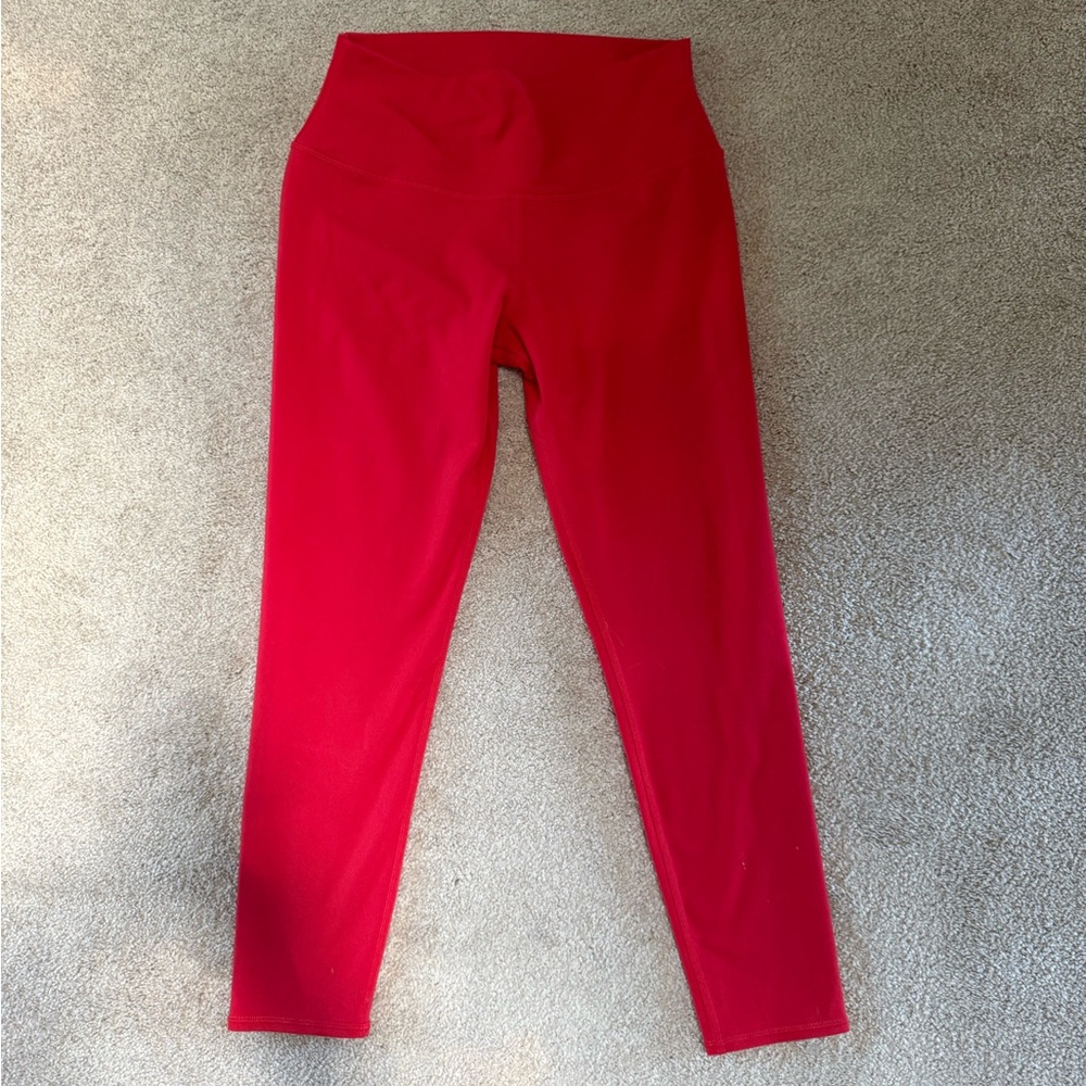 ALO Yoga Bold Red Leggings